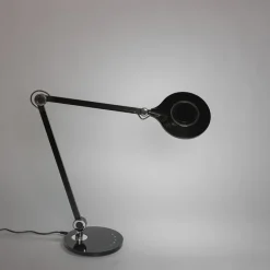 Design tafellamp zwart incl. LED met touch en inductielader - Don