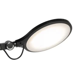 Design tafellamp zwart incl. LED met touch en inductielader - Don