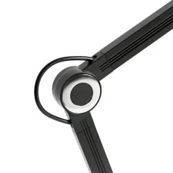 Design tafellamp zwart incl. LED met touch en inductielader - Don