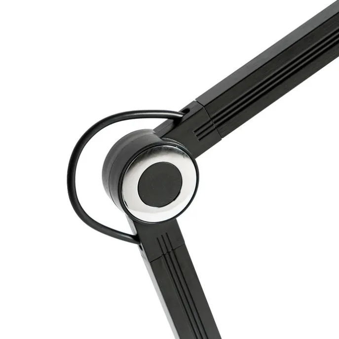 Design tafellamp zwart incl. LED met touch en inductielader - Don