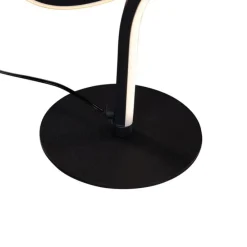 Design tafellamp zwart incl. LED - Ingo