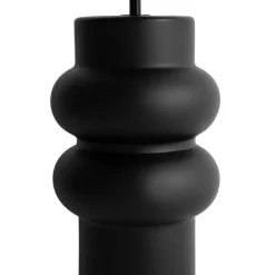 Design tafellamp zwart keramiek 17 cm zonder kap - Alisia