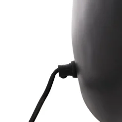 Design tafellamp zwart met gouden binnenkant 36 cm - Cova