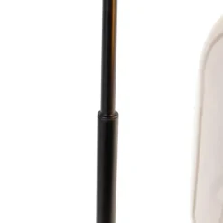 Design tafellamp zwart met goud en smoke glas - Zuzanna