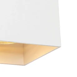 Design vierkante wandlamp wit - Sabbir