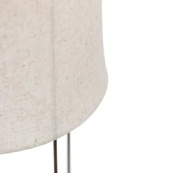 Design vloerlamp beige linnen kap - Rich