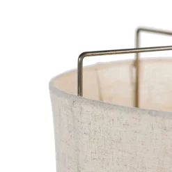 Design vloerlamp beige linnen kap - Rich
