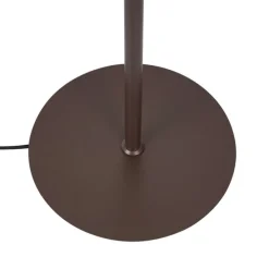 Design vloerlamp brons met brons glas 5-lichts - Athens