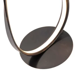 Design vloerlamp bruin incl. LED en dimmer - Belinda