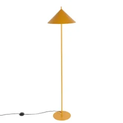 Design vloerlamp geel driehoek - Triangolo