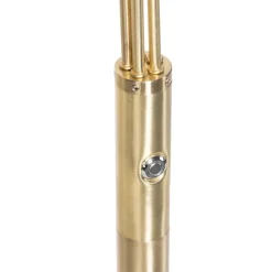 Design vloerlamp messing incl. LED 5-lichts - Sixties Trento