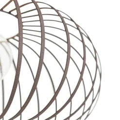 Design vloerlamp roestbruin draad - Johanna