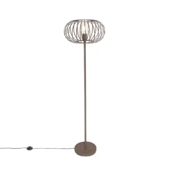 Design vloerlamp roestbruin draad - Johanna