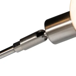 Design vloerlamp staal 5-lichts - Sixties Marmo