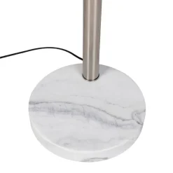 Design vloerlamp staal 5-lichts - Sixties Marmo