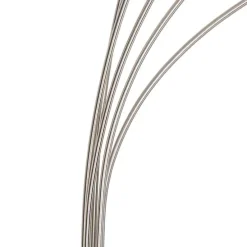 Design vloerlamp staal met opaal glas 5-lichts - Sixties Marmo