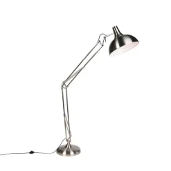 Design vloerlamp staal verstelbaar - Hobby