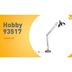 Design vloerlamp staal verstelbaar - Hobby