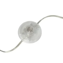 Design vloerlamp wit met kap koper 50 cm - Puros