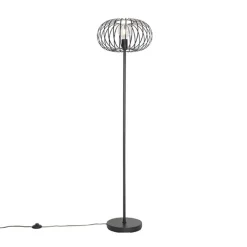 Design vloerlamp zwart draad - Johanna