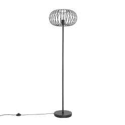 Design vloerlamp zwart draad - Johanna