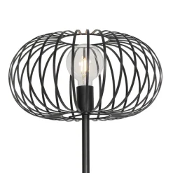Design vloerlamp zwart draad - Johanna