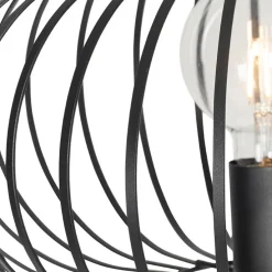 Design vloerlamp zwart draad - Johanna