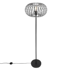 Design vloerlamp zwart draad - Johanna