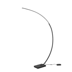 Design vloerlamp zwart incl. LED dimbaar - Dina