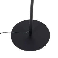 Design vloerlamp zwart incl. LED met touch dimmer - Palka