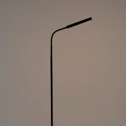 Design vloerlamp zwart incl. LED met touch dimmer - Palka