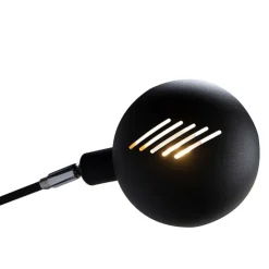 Design vloerlamp zwart 5-lichts - Sixties Marmo