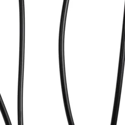 Design vloerlamp zwart met stoffen kappen 5-lichts - Melis