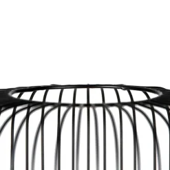 Design vloerlamp zwart met goud - Mayelle