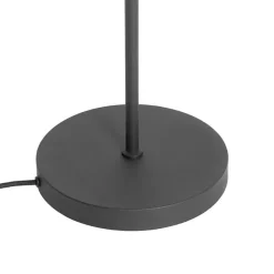 Design vloerlamp zwart met goud 3-lichts - Noud