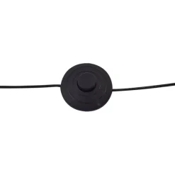 Design vloerlamp zwart met wit incl. LED - Nea