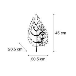 Design wandlamp antiek goud - Carballo