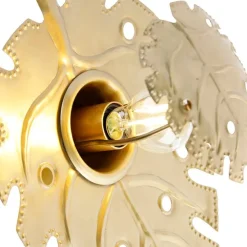 Design wandlamp antiek goud - Carballo