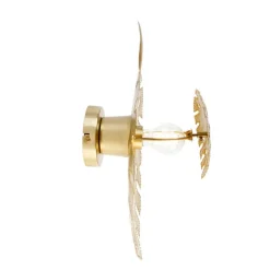 Design wandlamp antiek goud - Carballo