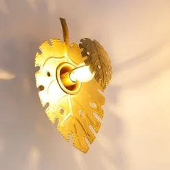 Design wandlamp antiek goud - Carballo