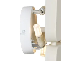 Design wandlamp beige 3-lichts - Planes