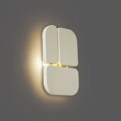 Design wandlamp beige 3-lichts - Planes