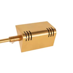 Design wandlamp brons incl. LED dimbaar - Notia