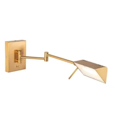 Design wandlamp brons incl. LED dimbaar - Notia