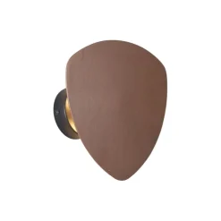 Design wandlamp brons organisch 20 cm 2-lichts - Pulley