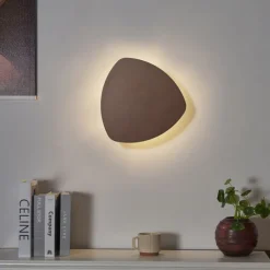 Design wandlamp brons organisch 32cm 2-lichts - Pulley