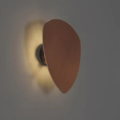 Design wandlamp brons organisch 32cm 2-lichts - Pulley