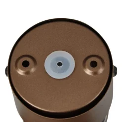 Design wandlamp donker brons incl. LED IP44 - Lens