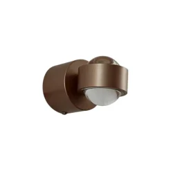 Design wandlamp donker brons incl. LED IP44 - Lens