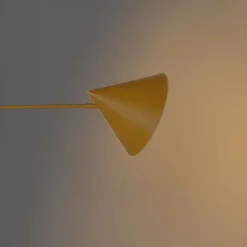 Design wandlamp geel verstelbaar - Triangolo